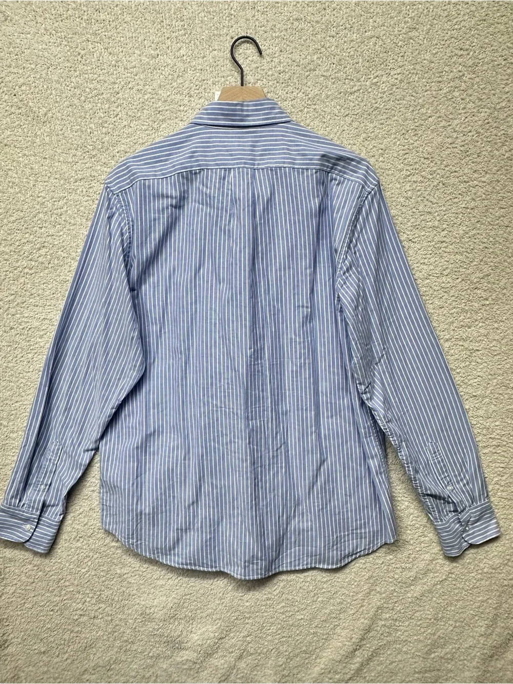 J.Crew Broken-In Oxford Classic Fit Stripe Button Down Shirt Men’s L 100% Cotton